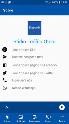 Rádio Teófilo Otoni 91.1 FM android App screenshot 0